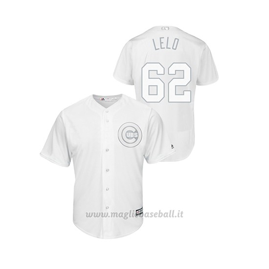 Maglia Baseball Uomo Chicago Cubs Jose Quintana 2019 Players Weekend Lelo Replica Bianco
